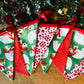 Handmade Christmas Bunting (Green Polar Bear)