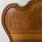 Headboard Antique French Style Walnut Double Bed Carved Headboard LOT 6452