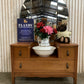 Vintage Art Deco Oak Dressing Table Circular Mirror BCM/HL Lebus Vanity Desks