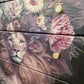 Harris Lebus 6 Drawer chest of drawers with Lioness Floral decoupage design