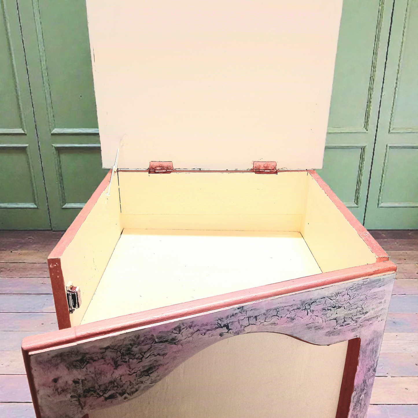 Pink Magnolia & Rose Gold Cabinet