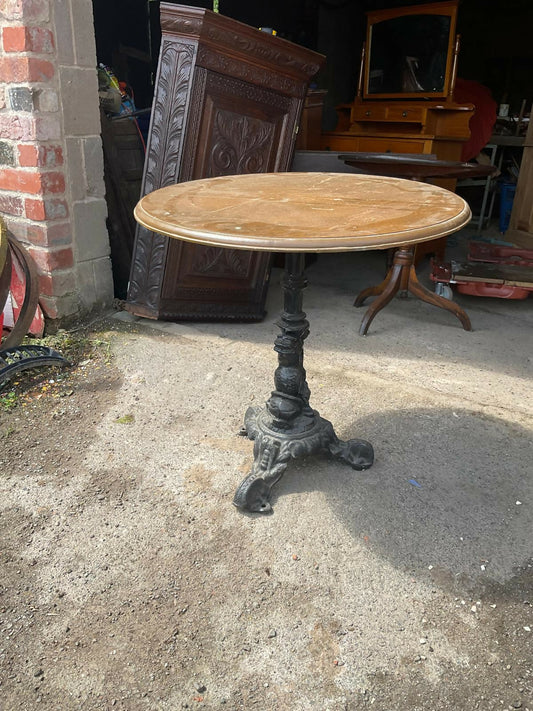 Vintage Cast Iron Table