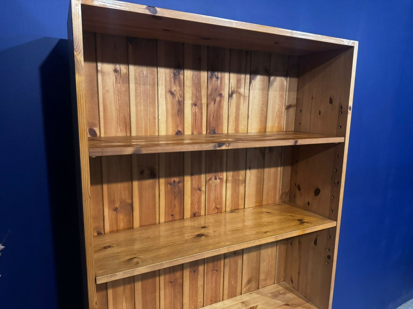 Vintage Pine Dresser Welsh Doors Sideboard Cupboard Cabinet Bookshelf Kitchen