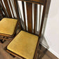 Vintage Set of Five Oak Dining Chairs