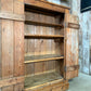 Vintage Mid Victorian Narrow Pine Pantry Hall Kitchen Estate Cupboard, c1860