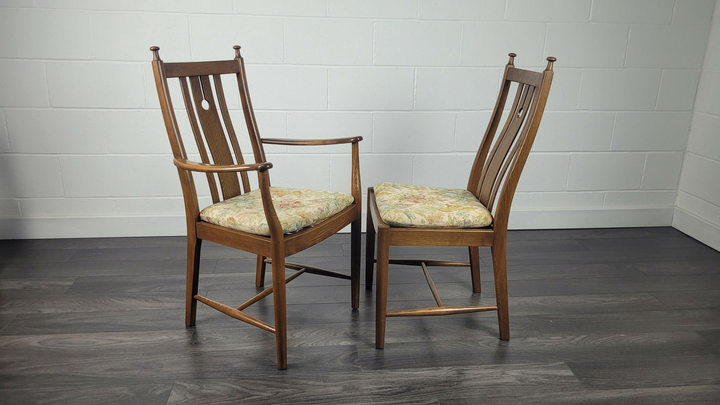 Ercol Set Of 6 Stonor Chairs, 1990s