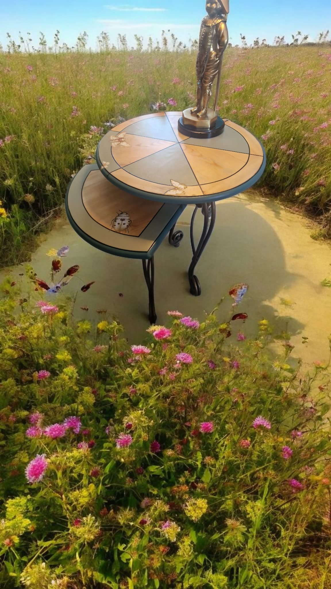 duo of tables, Wings and Things