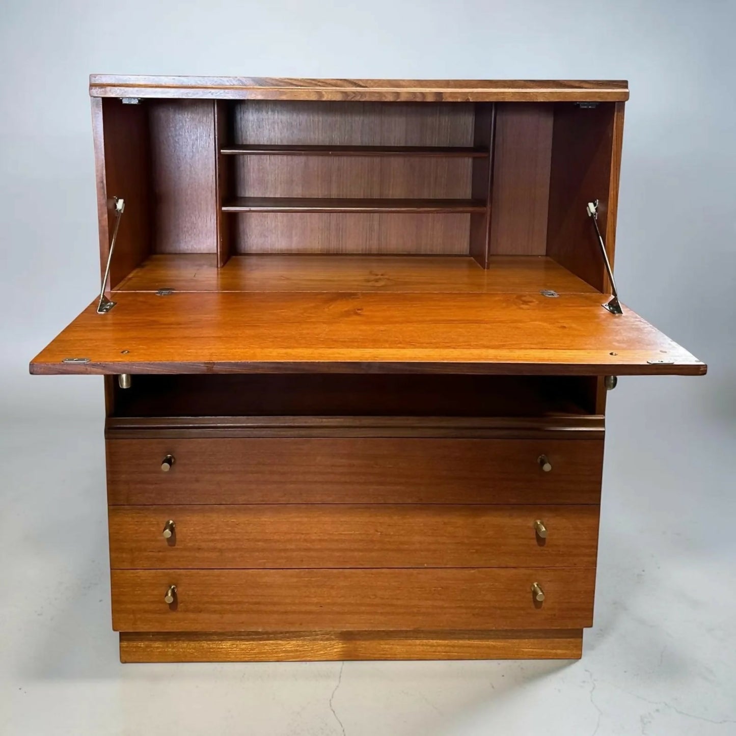 Mid-Century Bureau chest of drawers by Turnidge of London