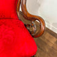Victorian Mahogany Show Frame Easy Armchair