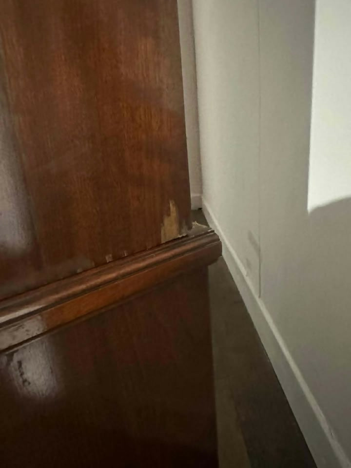 Victorian Walnut Triple Compactum Wardrobe – By Johnson & Appleyards Ltd., Sheffield