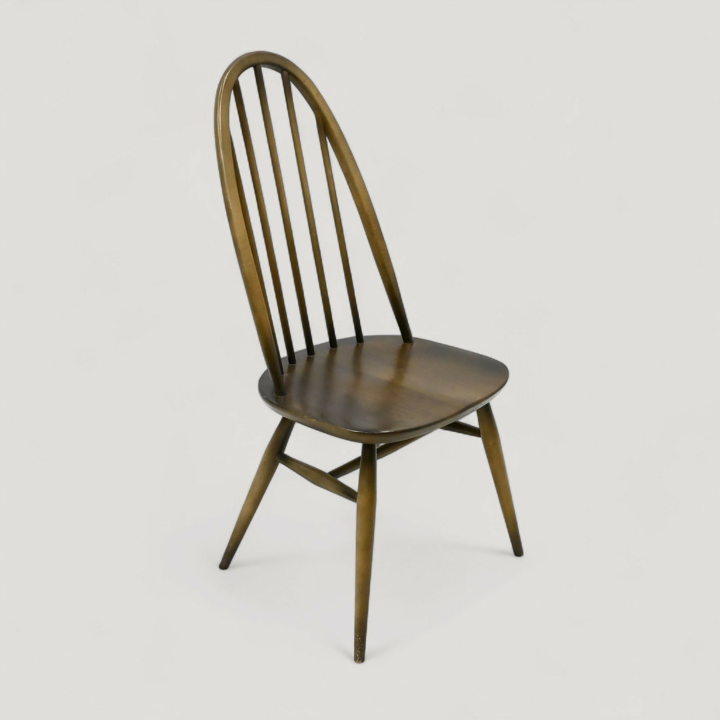 5 Ercol Windsor Quaker Bow Back Dining Chairs Traditional c1980 FREE UK Delivery. SBR10942/1609E