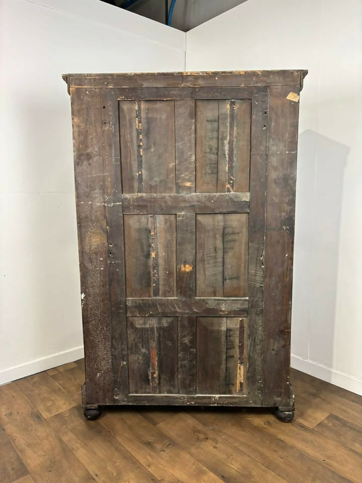 Georgian Oak Two Door Livery Cupboard