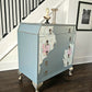 Vintage Mid Century Chest of Drawers Grey Fusion Mineral Paint Restored