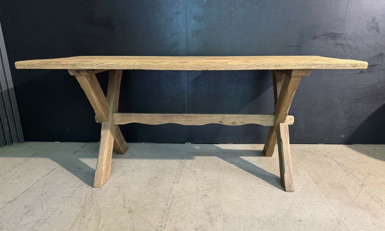 X Ldgs French Oak Farmhouse Dining Table