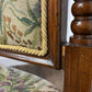 Victorian Walnut Prie-Dieu with Tapestry Upholstery Circa: 1870