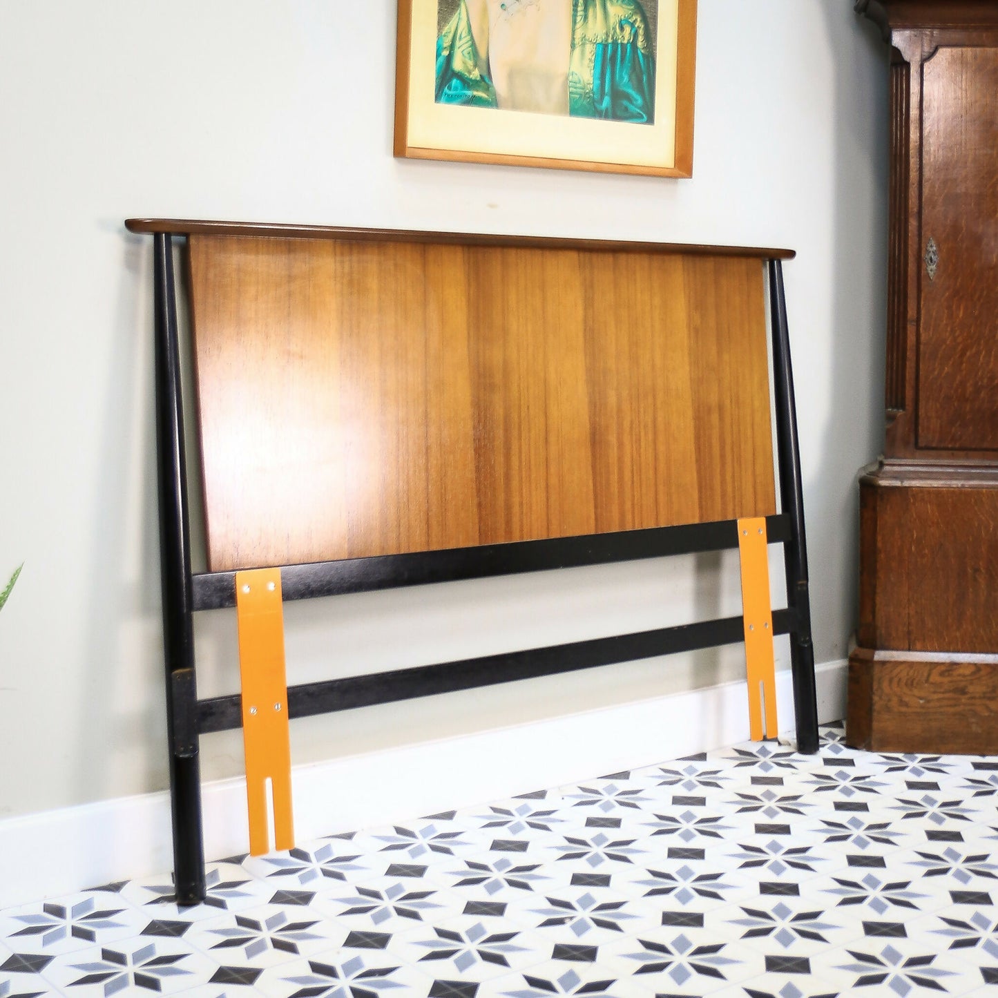 Bedroom suite G Plan Tola Black 2 Wardrobes Dressing Table Headboard Bedside