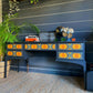 Desk By Stag, Dark Grey Retro 1970s