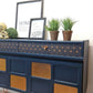 Blue Nathan sideboard, cocktail cabinet
