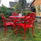 Ferrari Red Patio Set