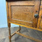 Edwardian Oak Marble Top Washstand