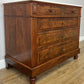 Chest of Drawers Antique French Walnut Marble Top 5 Drawers Cabinet LOT 6349