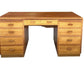 Mid century Teak vintage pedestal desk Oxford University
