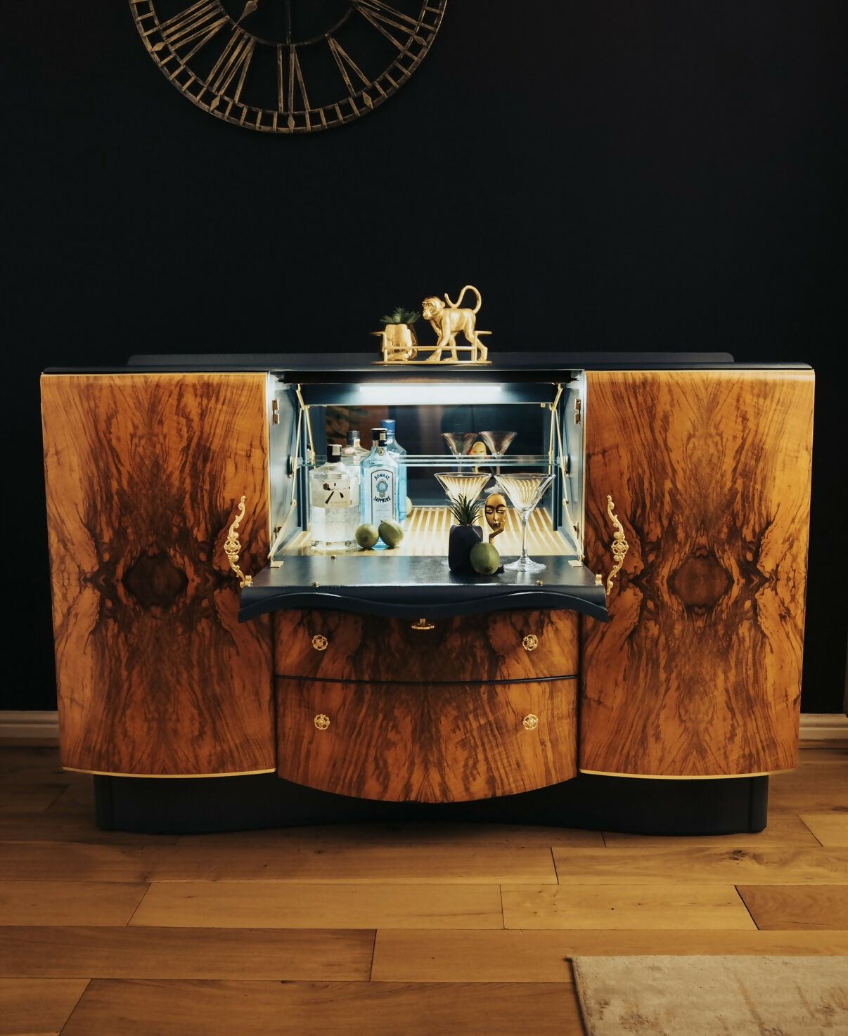 Art Deco style Drinks Cabinet Cocktail Bar