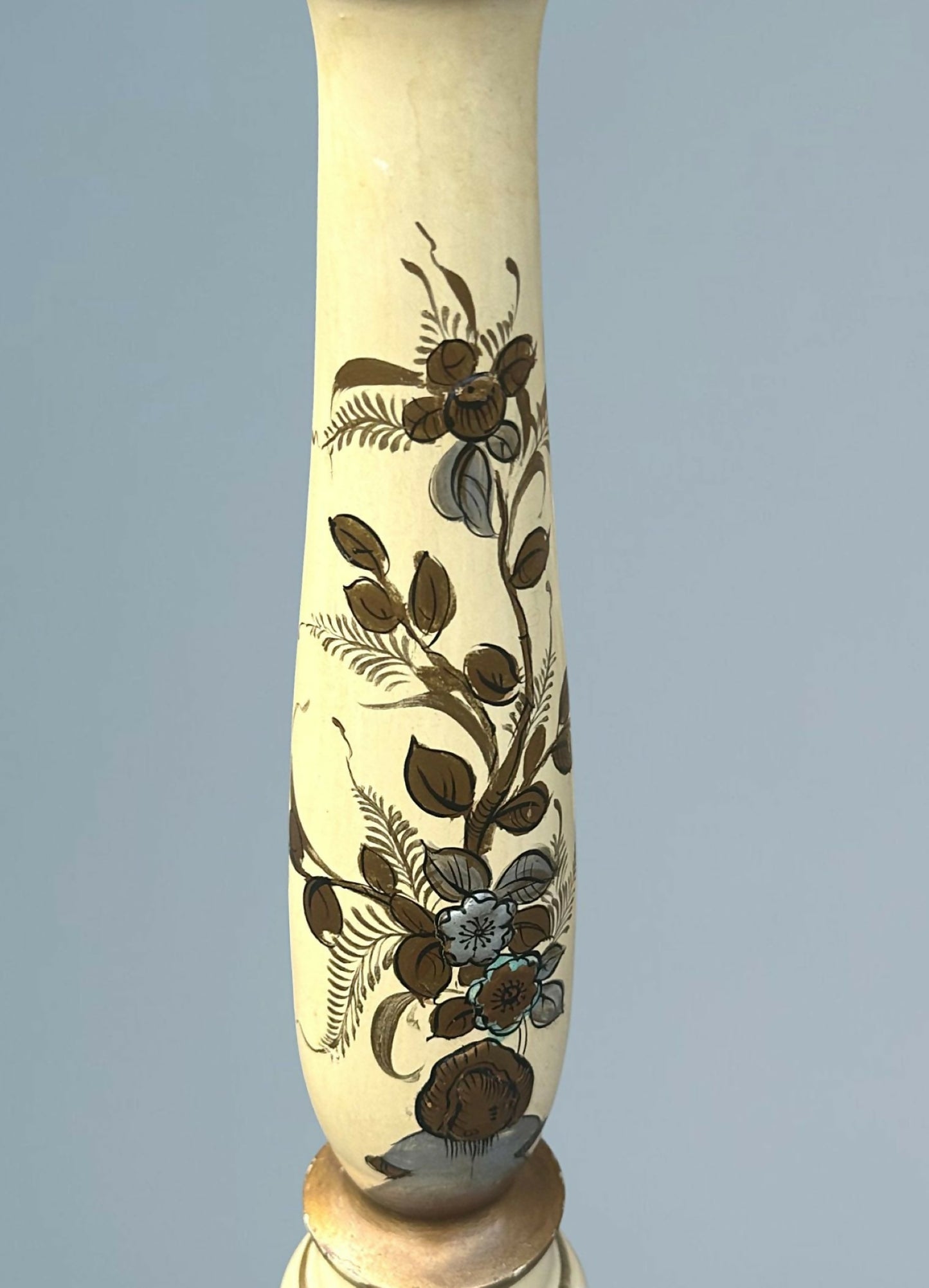 Lacquered Chinoiserie Standard Lamp Circa 1930