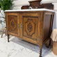 Wide Traditional Wooden Vintage Bathroom Vanity Unit - Mary Queen of Scots