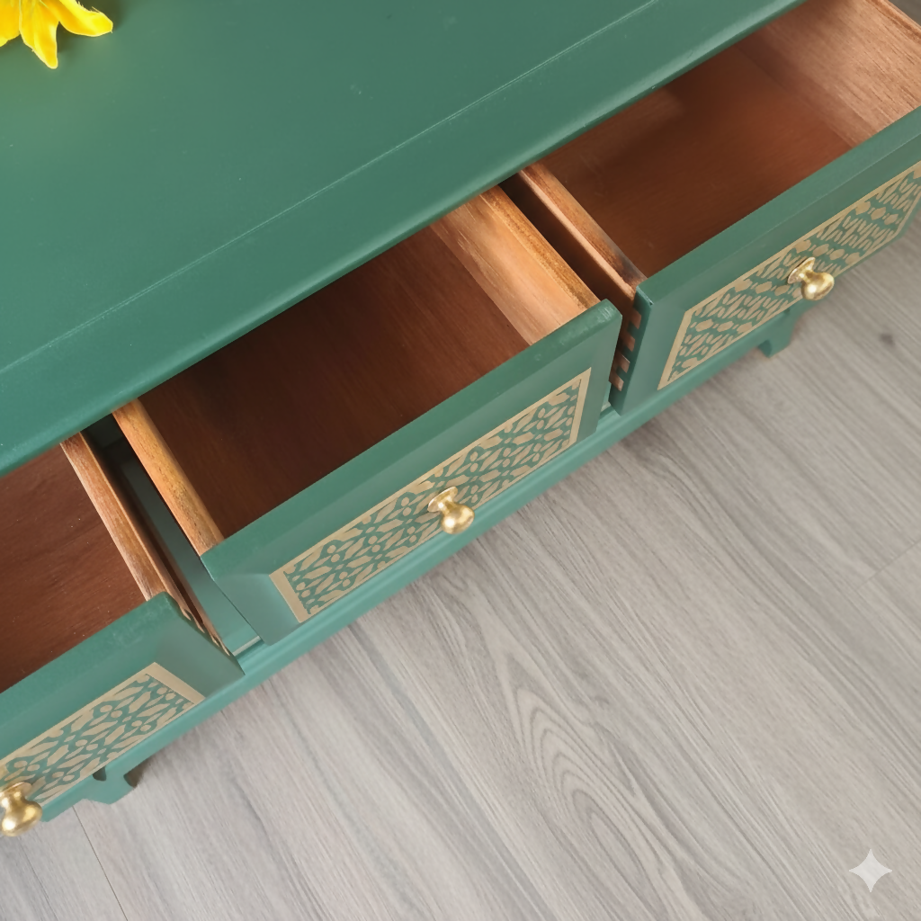 Stag minstrel chest of drawers