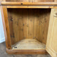 Solid Waxed Pine Barrel Back Corner Cupboard