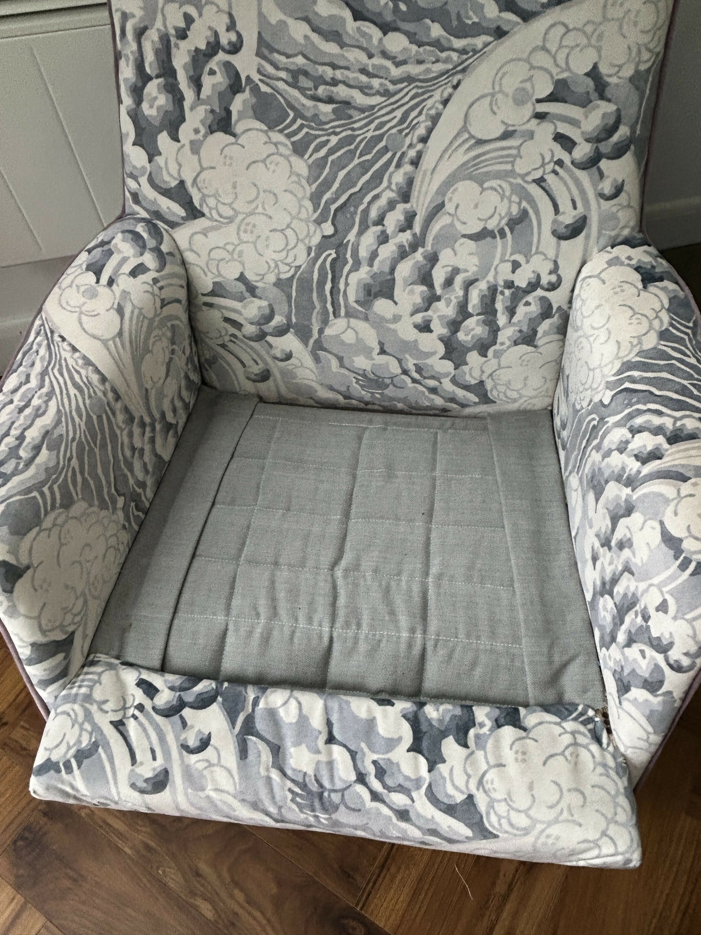 Vintage Parker Knoll PK934 Armchair | Newly Reupholstered in Designer Fabric | Mid-Century Modern Accent Chair