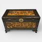 Chinese Carved Chest Trunk Camphor Wood Fine Carvings H60cm x W104cm x D56cm. SBR11127/3110E