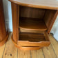 Danish Retro Teak Bedside Cabinets By Dyrlund W Tambour Doors