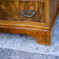 Regency Style Walnut Chest of Drawers - Serpentine Front