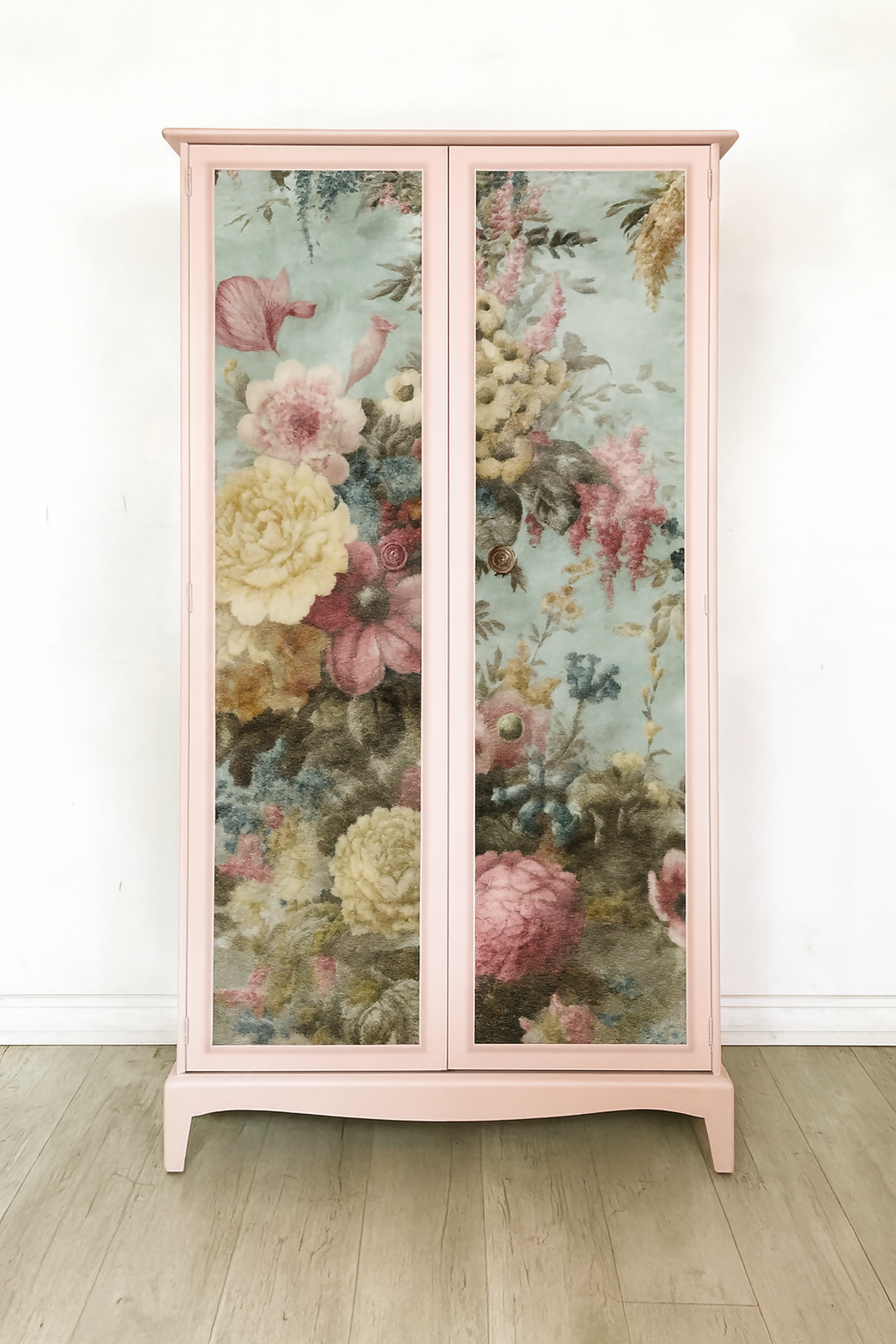 Mid CenturyWardrobe – Upcycled Stag Armoire Statement Bedroom Furniture. Custom Commission Piece