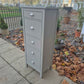 Stylish large Grey Tallboy Drawers