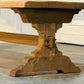 Stunning Large French Bleached Oak Farmhouse Dining Table