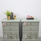 Stag minstrel green bedside tables