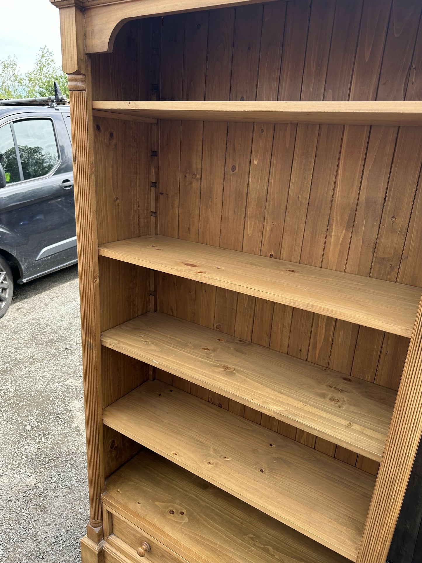 Tall Vintage Shelves