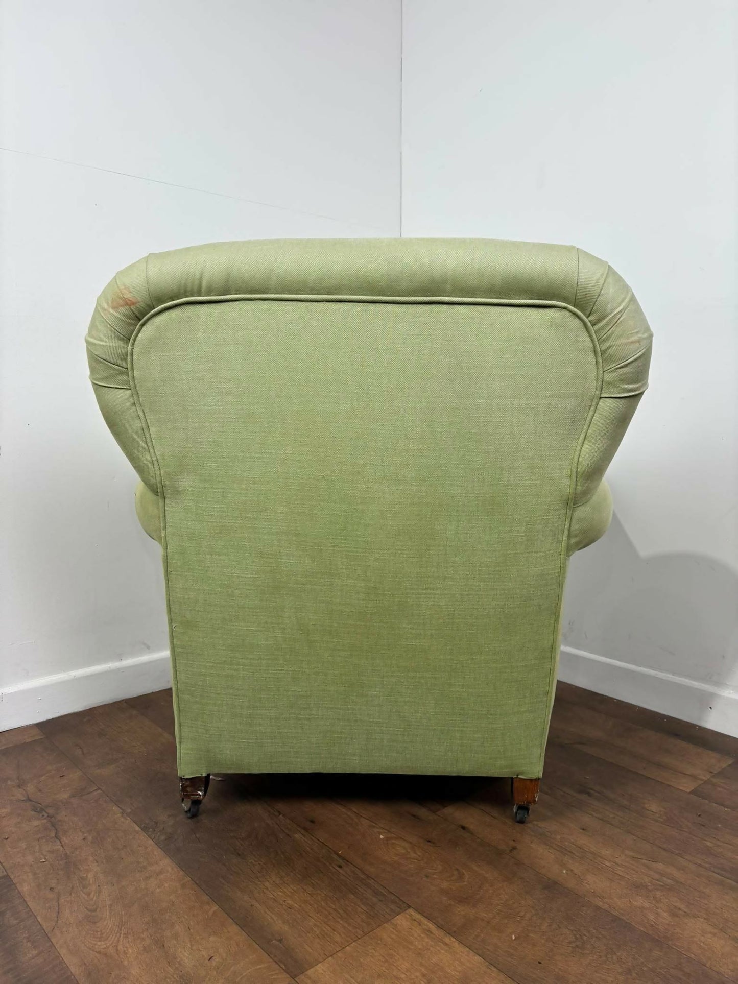 Edwardian Green Upholstered Club Chair
