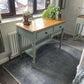 Vintage Ducal Pine Console/Dressing Table/ Desk. Painted Finish. FREE UK DELIVERY!