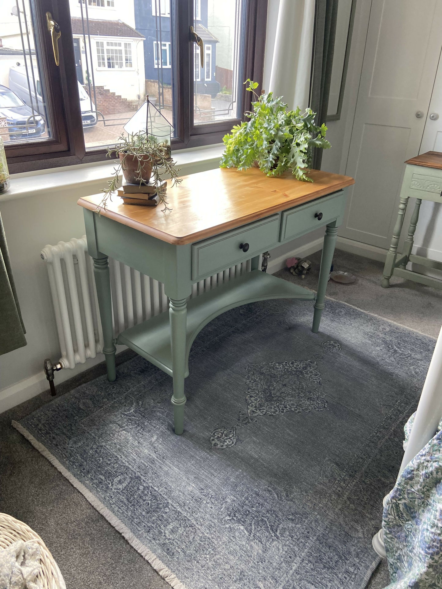 Vintage Ducal Pine Console/Dressing Table/ Desk. Painted Finish. FREE UK DELIVERY!