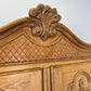 Wardrobe Vintage French Louis XVI Style Oak Four Door Carved Armoire LOT 6387