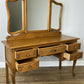 Dressing Table with Mirror Vintage French Oak Louis Vanity Table Makeup LOT 6321