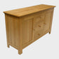 Light Oak Sideboard 2 Cupboards 3 Central Drawers Shelves FREE UK Delivery*. SBR10990/0110E