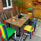 Multicoloured Funky Painted Dining Chairs
