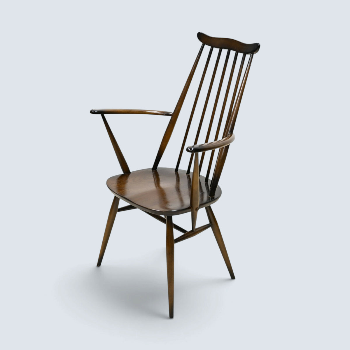 Set Of 6 Ercol Goldsmith Dining Chairs Including 2 Carvers FREE UK Delivery*