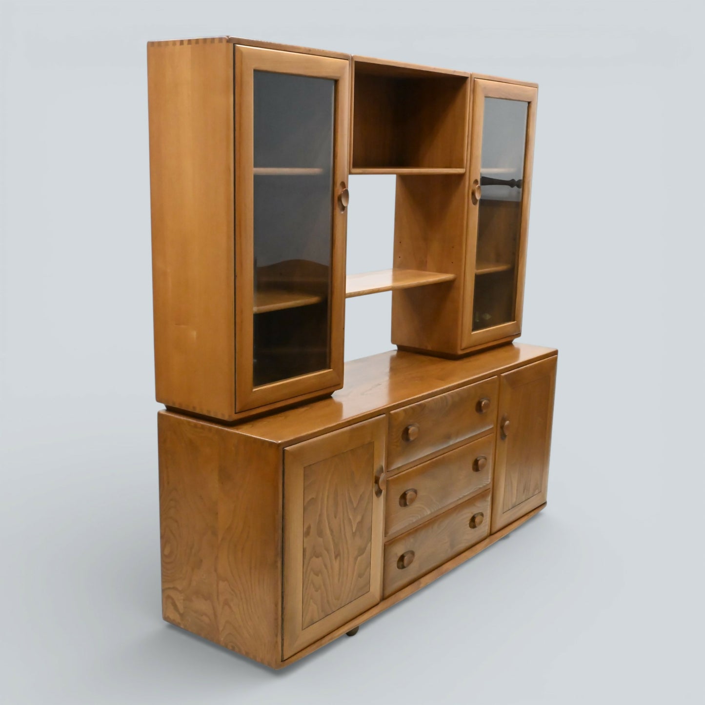 Ercol Windsor Sideboard Display Cabinets Light Finish #455D FREE* UK Delivery