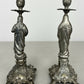 Pair of Candle Holders Vintage French Style Figural Design Candlesticks LOT 6471